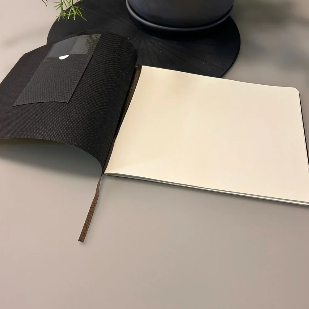 Bright Green/Yellow Leather Photo Album/Scrapbook